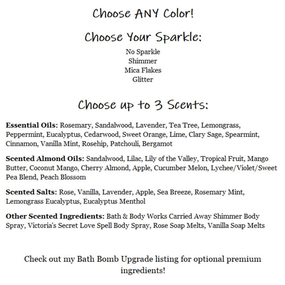 6pc Custom Handmade Medium Bath Bombs - Picture 5 of 6